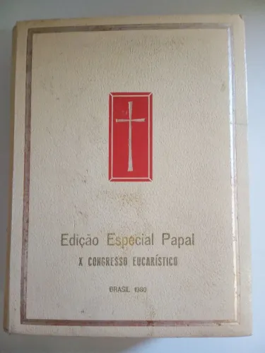 Bíblia Edição Especial Papal do X Congresso Eucarístico (1980)