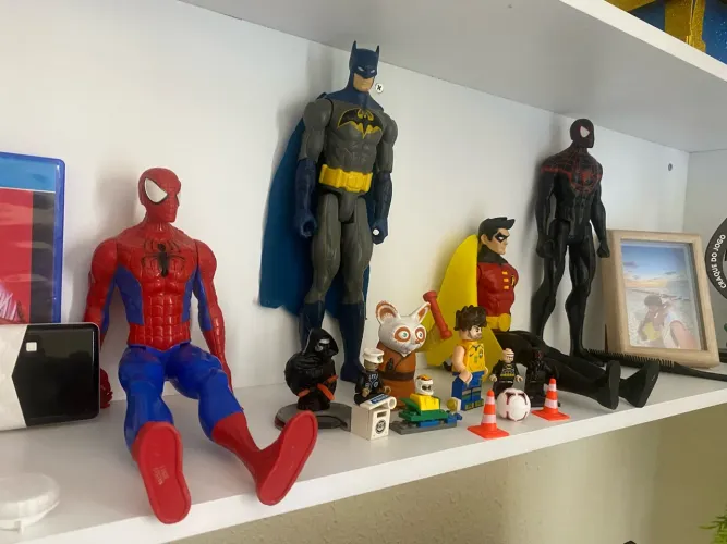 Brinquedo de colecionador, marvel e dc