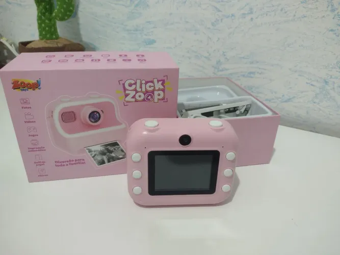 Câmera fotográfica impressão instantânea