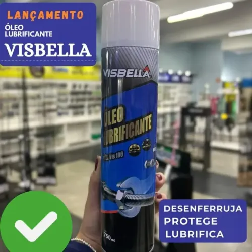 Desingripante Óleo Lubrificante Com Óleo Vegetal Preventivo 750ml Visbella