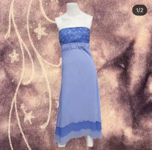 Vestido bordado vintage