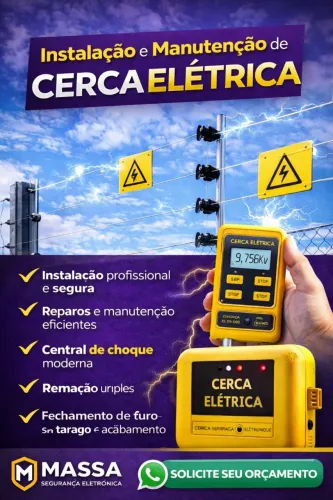 ? Instalação e Manutenção de Cerca Elétrica