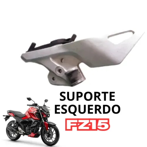 Suporte Pedaleira Estribo Dianteiro Esquerdo Fz15 Fazer 150 2023 a 2026