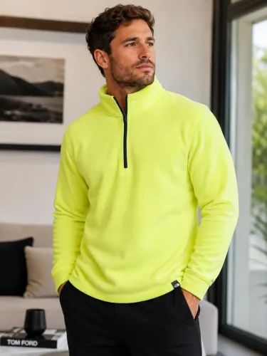 Blusa fleece masculina the north face amarela G