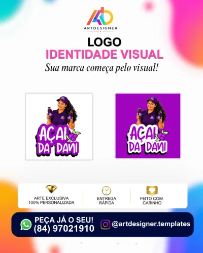 Identidade Visual e Logo Personalizada