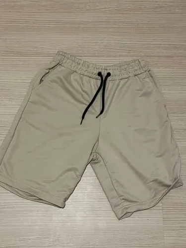 Bermuda masculina bege