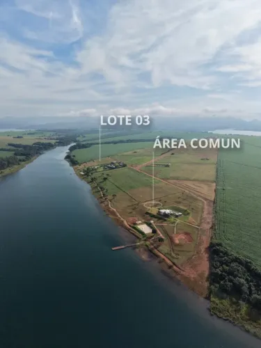 Terreno 2.540m² com Vista para Represa em Condomínio - Delfinópolis/MG