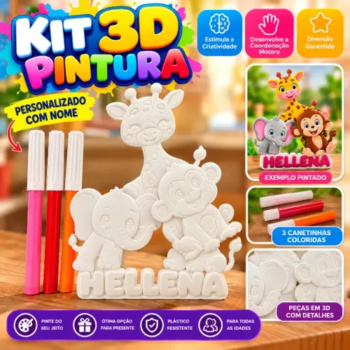 Kit pintura 3D