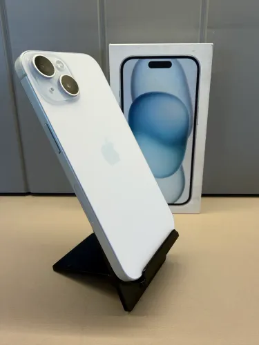 iPhone 15 128GB Azul - SEMINOVO - LOJA FÍSICA