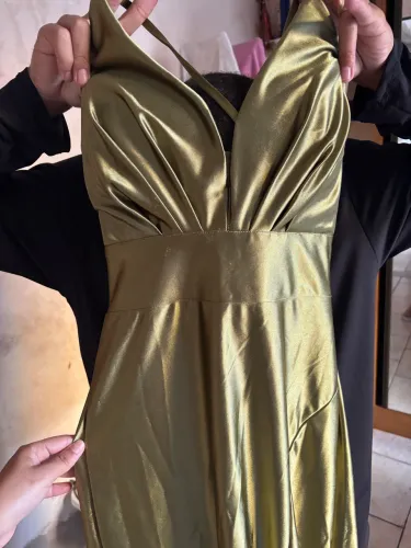 Vestido de festa verde