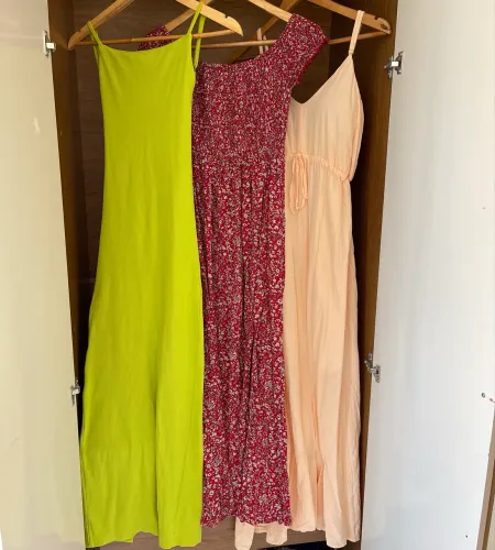 3 vestidos longos