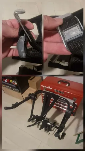 Suporte transbike para carro que suporta duas bikes por 100,00. * Usado apenas uma vez *