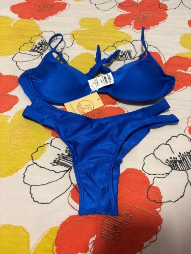 Biquíni azul royal -G