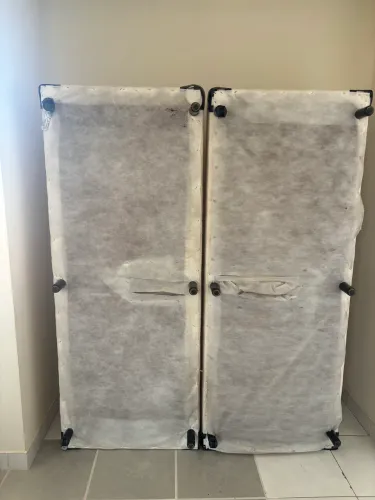 Conjunto cama box queen Probel Monet, base em bom estado