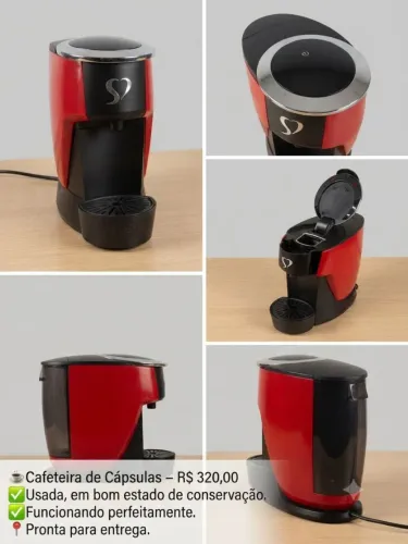 Cafeteira 3 corações