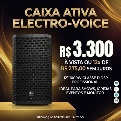 Caixa ativa Eletrovoice ZLX12P