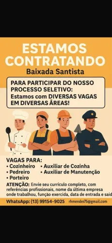 Vaga baixada santista 