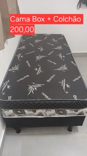 Cama box + colchão