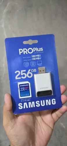 Samsung Cartão de memória microSD PRO Plus + adaptador, 256 GB microSDXC
