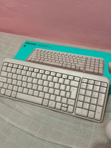 TECLADO E MOUSE LOGITEC
