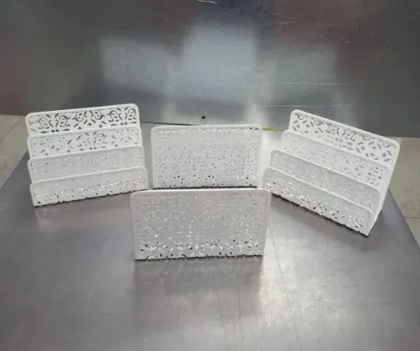 4 Porta Papel Marrocos Metal NOVO