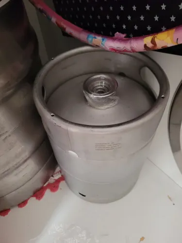 Barril slim inox 10l com válvula tipo S