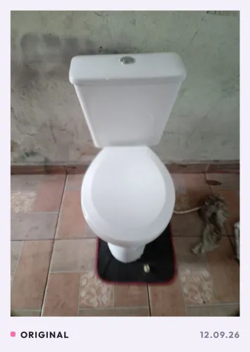 Vaso sanitário com caixa aclopada completa