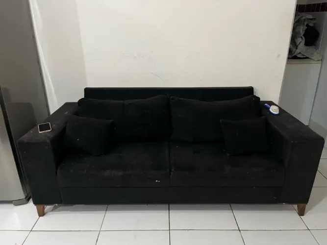 Sofá preto