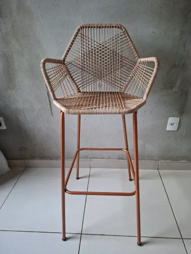 Banqueta para Balcão / Área Gourmet - Design Moderno Cobre