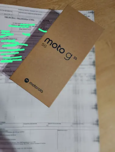 vendo moto g35 128gb COM NFC novo!