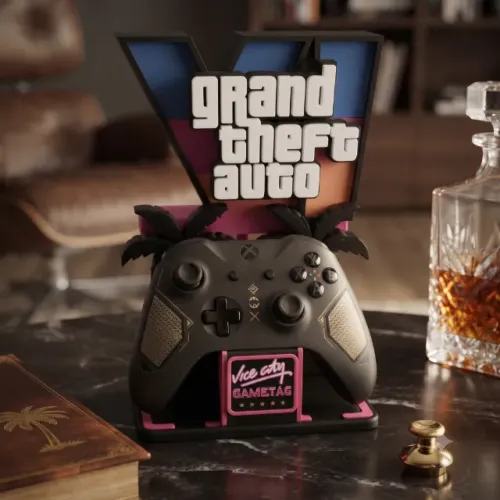 Base Organizadora Universal Temática GTA VI para Controles Gamer