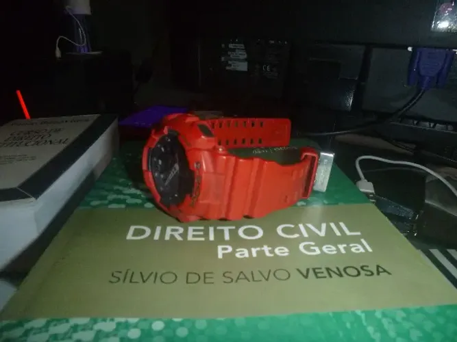 RELOGIO G-SHOCK VERMELHO ORIGINAL USADO EXCELENTE SÓ FALTA BATERIA