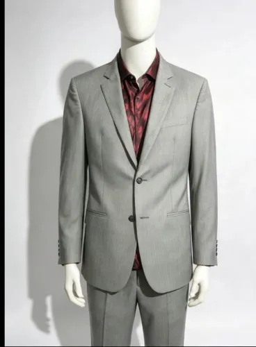 Conjunto Blazer + Calça Cinza 5th Avenida ? Usado em Boas Condições!