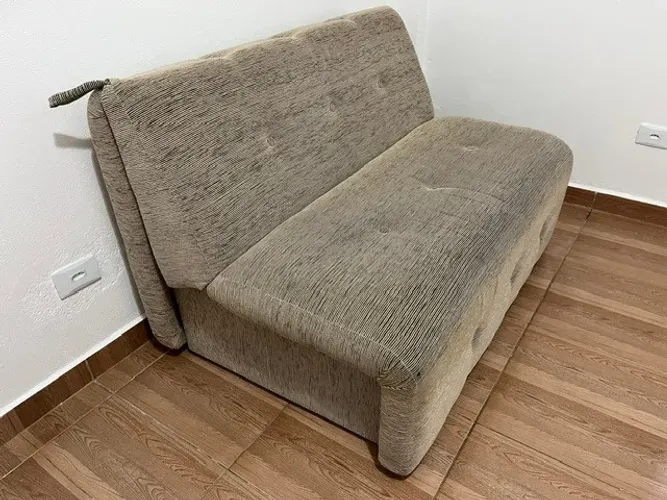 Sofá Cama de Casal em Tecido no Estado de Novo