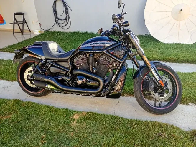 harley night road preta 20mil rodados *