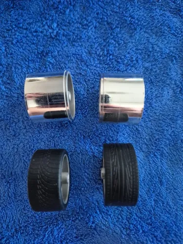 Jogo de Rodas Paralelas Para Miniaturas 1/24