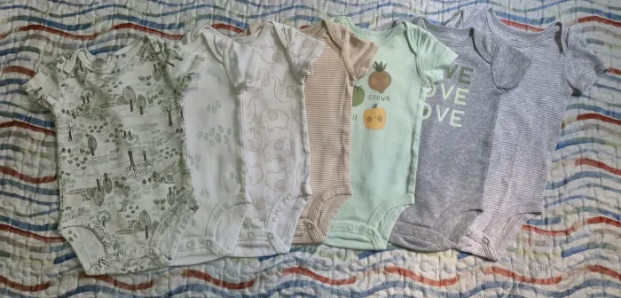 Kit 7 Bodies Carters Original 3M