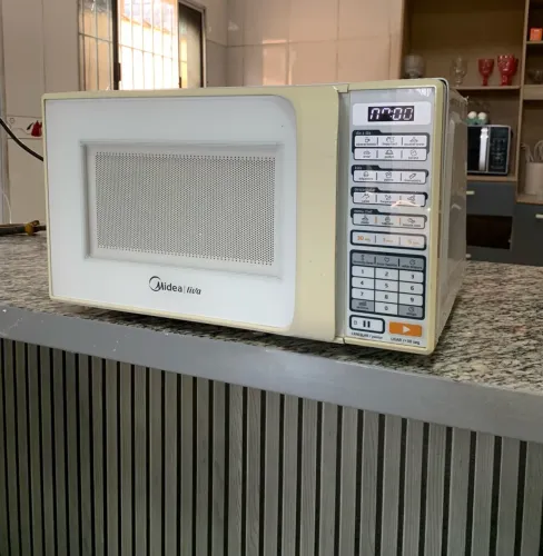 Microondas funcionando perfeitamente