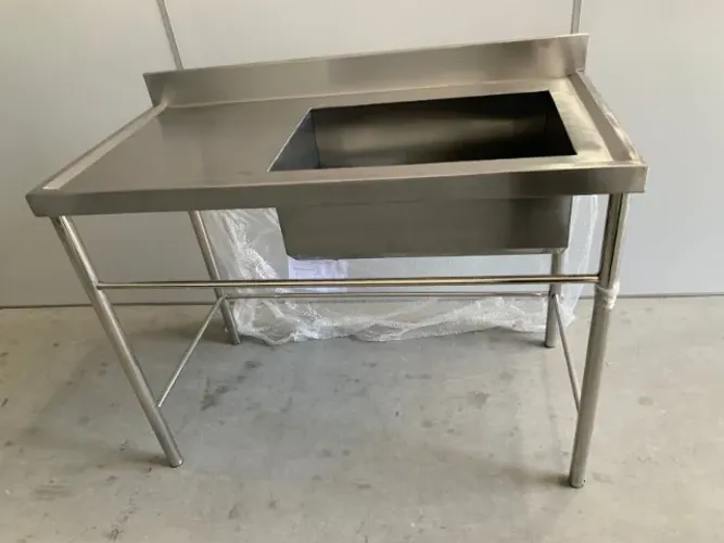 Pia Inox 0,90m Cuba Industrial Profissional