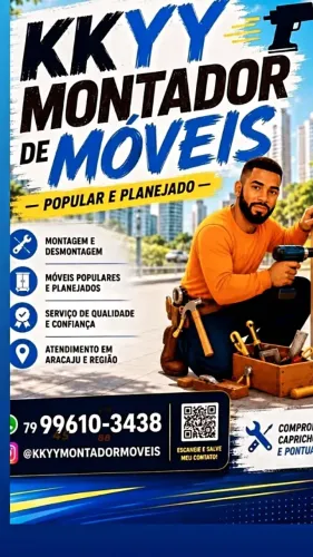 Montador de móveis ,° em toda região