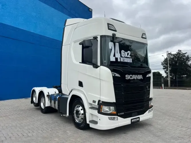 Caminhão Scania R 450 Plus 6x2 Ano 2024 Teto Alto Susp. Ar Com Freio retarder