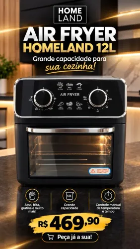 Air fryer/ fritadeira elétrica