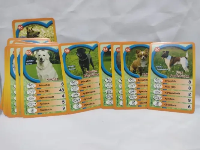 super trunfo cães de raça - 32 cartas