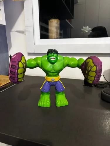 Hulk Interativo Com Som e Soco Automatico - Funcionando