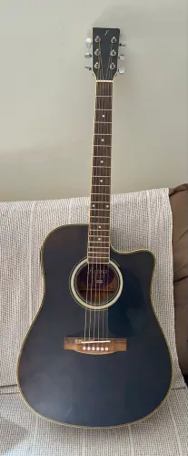 Violão Hofma YE-227 STMG Elétrico Folk ? Som Profissional e Visual Impecável!