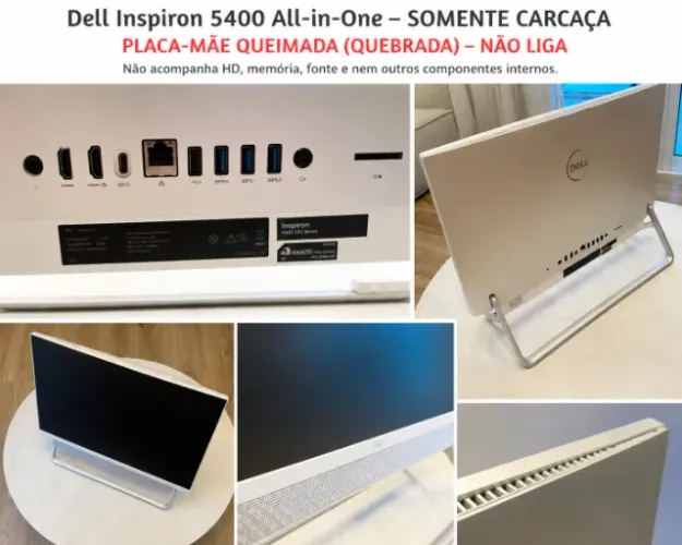 Dell Inspiron 5400 All-in-One - SOMENTE CARCAÇA | Placa-mãe Queimada