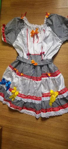 Vestido de quadrilha Adulto GG