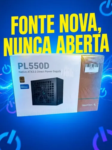 Fonte DeepCool PL550D 550W - 80 Plus Bronze | ATX 3.1