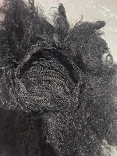 Peruca para fantasia black power afro ondulado 