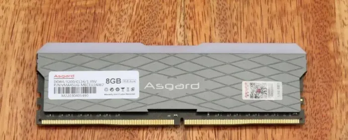Memória Ram 8GB DDR4 3200MHZ Asgard